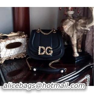 New Design Dolce & Gabbana Origianl Leather Bag 4917 Black&Green