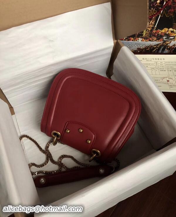 Affordable Price Dolce & Gabbana Origianl Leather Bag 4917 Red&Green