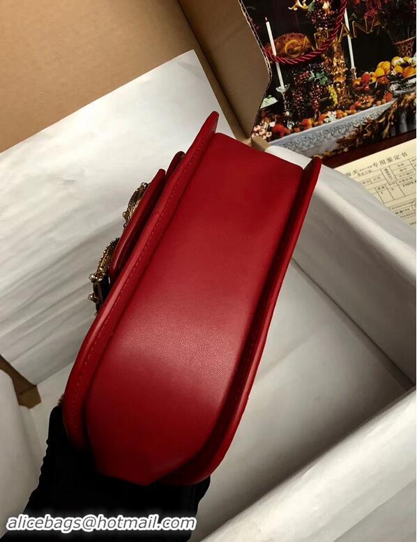 Affordable Price Dolce & Gabbana Origianl Leather Bag 4917 Red&Green