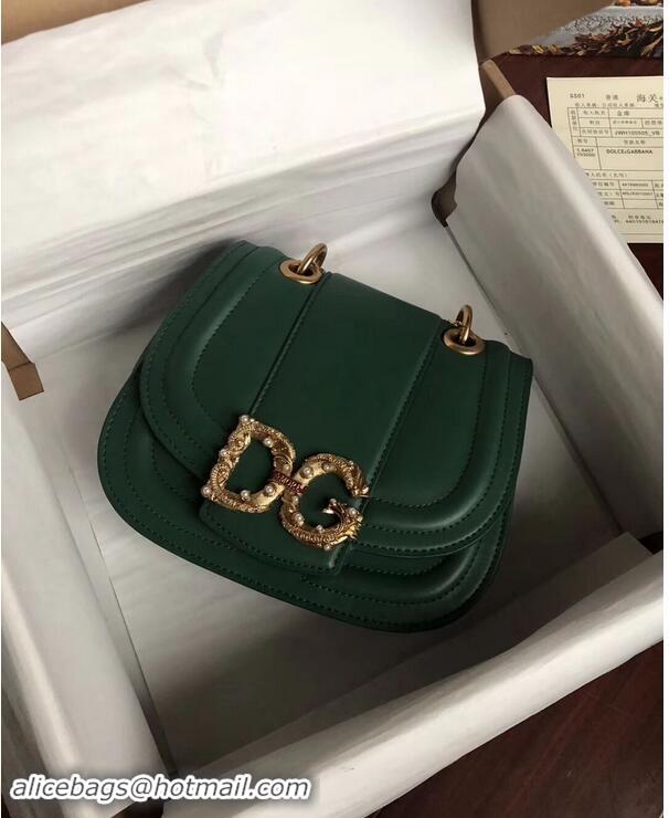 Reasonable Price Dolce & Gabbana Origianl Leather Bag 4917 Green