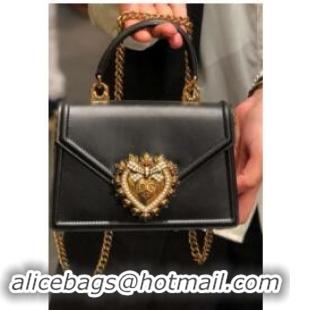 Hot Sell Dolce & Gabbana SICILY Bag Calfskin Leather 4155 black