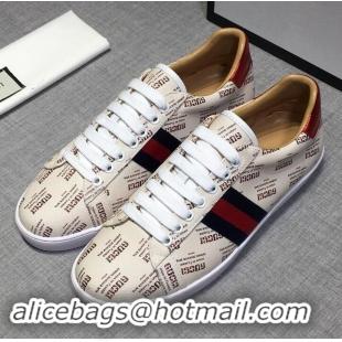 Shop Duplicate Gucci Shoes Men Low-Top Sneakers GGsh084