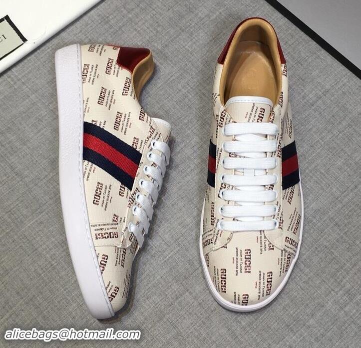 Shop Duplicate Gucci Shoes Men Low-Top Sneakers GGsh084