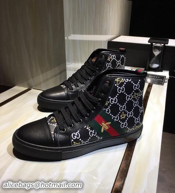 New Style Gucci Shoes Men High-Top Sneakers GGsh256