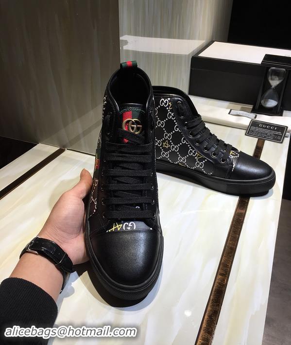 New Style Gucci Shoes Men High-Top Sneakers GGsh256