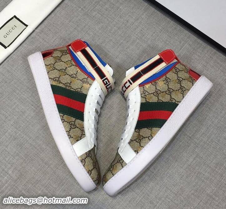 Fashion Gucci Shoes Men High-Top Sneakers GGsh248