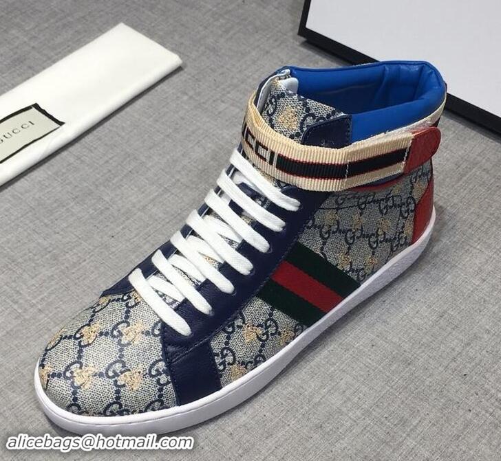 Best Quality Gucci Shoes Men High-Top Sneakers GGsh247