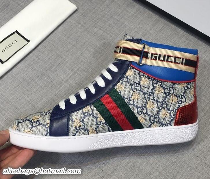 Best Quality Gucci Shoes Men High-Top Sneakers GGsh247