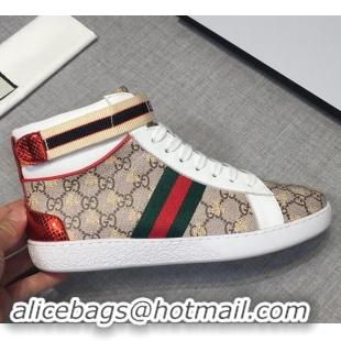 Discount Gucci Shoes Men High-Top Sneakers GGsh246