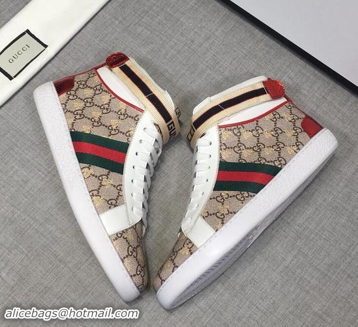 Discount Gucci Shoes Men High-Top Sneakers GGsh246