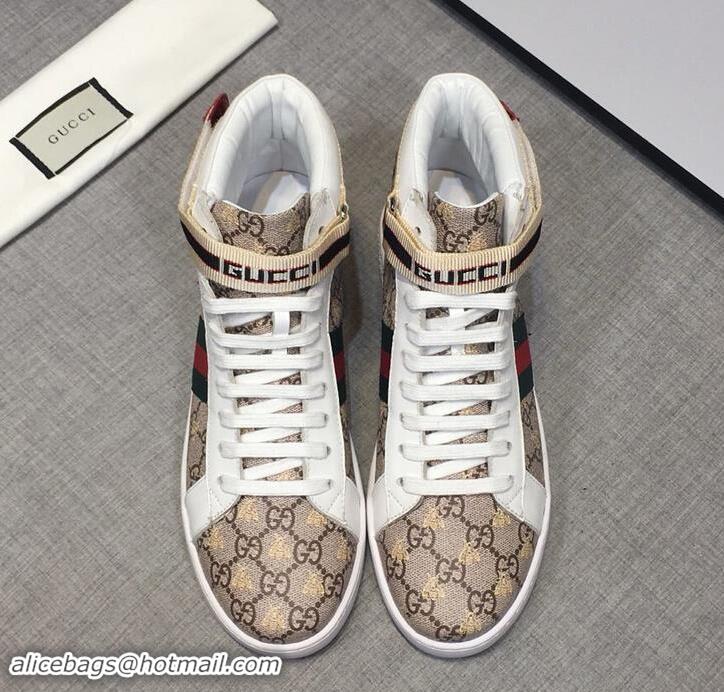 Discount Gucci Shoes Men High-Top Sneakers GGsh246