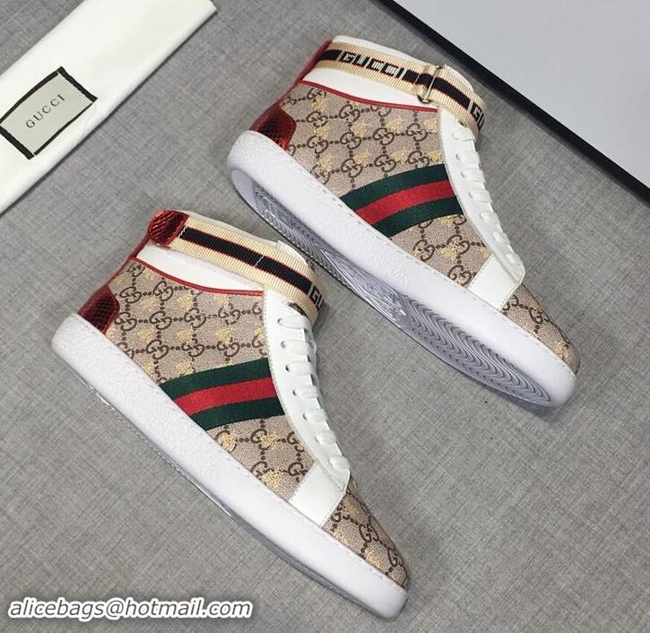 Discount Gucci Shoes Men High-Top Sneakers GGsh246