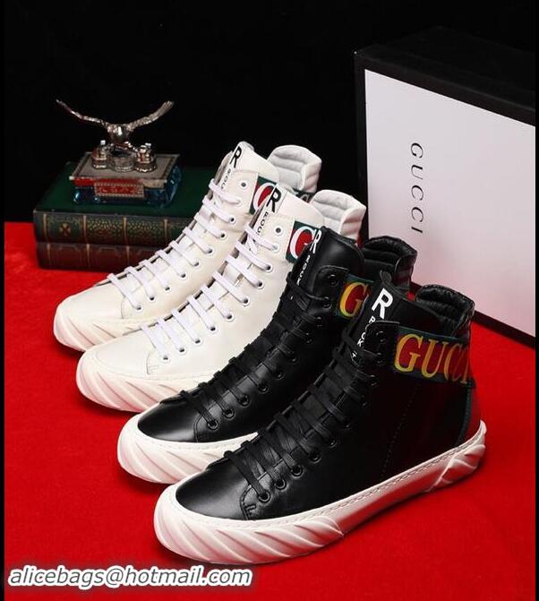 Top Quality Gucci Shoes Men High-Top Sneakers GGsh239