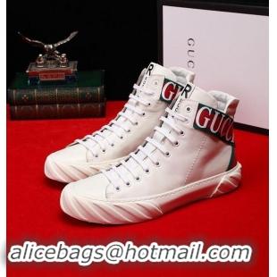 New Fashion Gucci Shoes Men High-Top Sneakers GGsh238