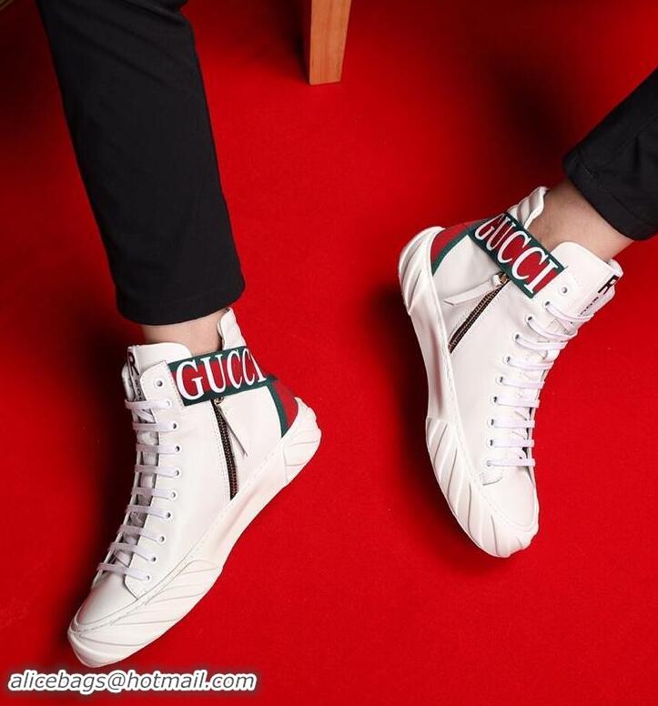 New Fashion Gucci Shoes Men High-Top Sneakers GGsh238