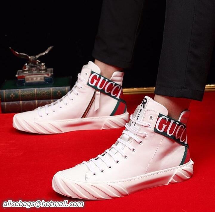 New Fashion Gucci Shoes Men High-Top Sneakers GGsh238