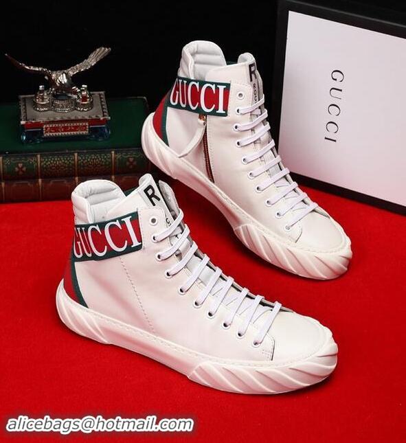 New Fashion Gucci Shoes Men High-Top Sneakers GGsh238