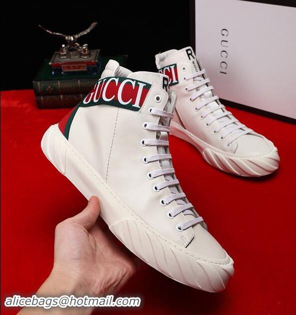 New Fashion Gucci Shoes Men High-Top Sneakers GGsh238