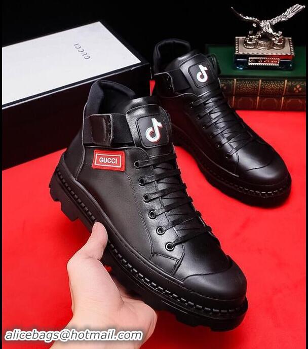 Luxury Gucci Shoes Men High-Top Sneakers GGsh235