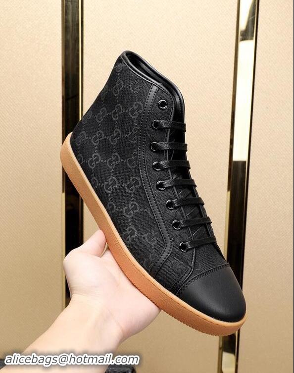 Luxury Hot Gucci Shoes Men High-Top Sneakers GGsh206