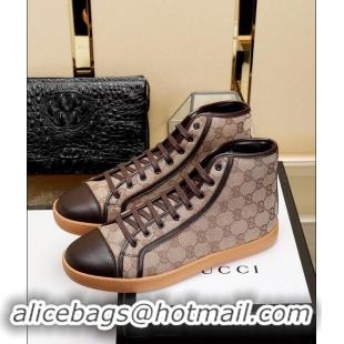 High Quality Gucci Shoes Men High-Top Sneakers GGsh205