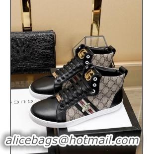 Top Quality Gucci Shoes Men High-Top Sneakers GGsh203