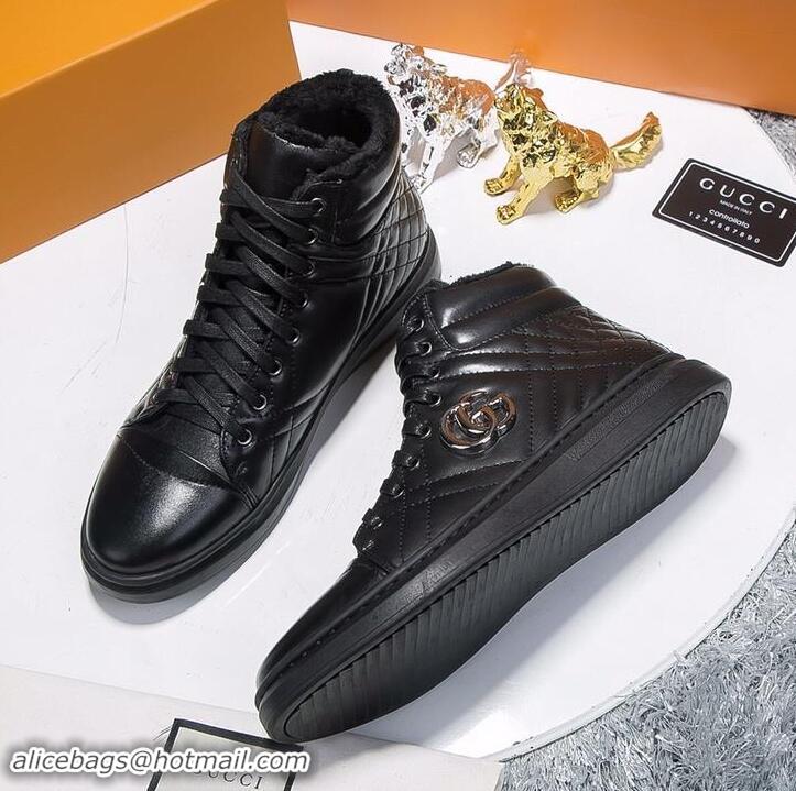 Discount Gucci Shoes Men High-Top Sneakers GGsh181