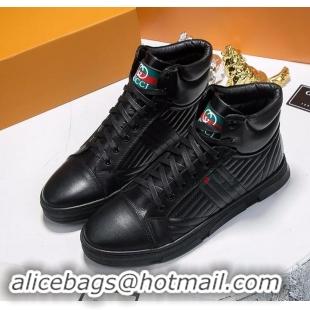 Promotional Gucci Shoes Men High-Top Sneakers GGsh180