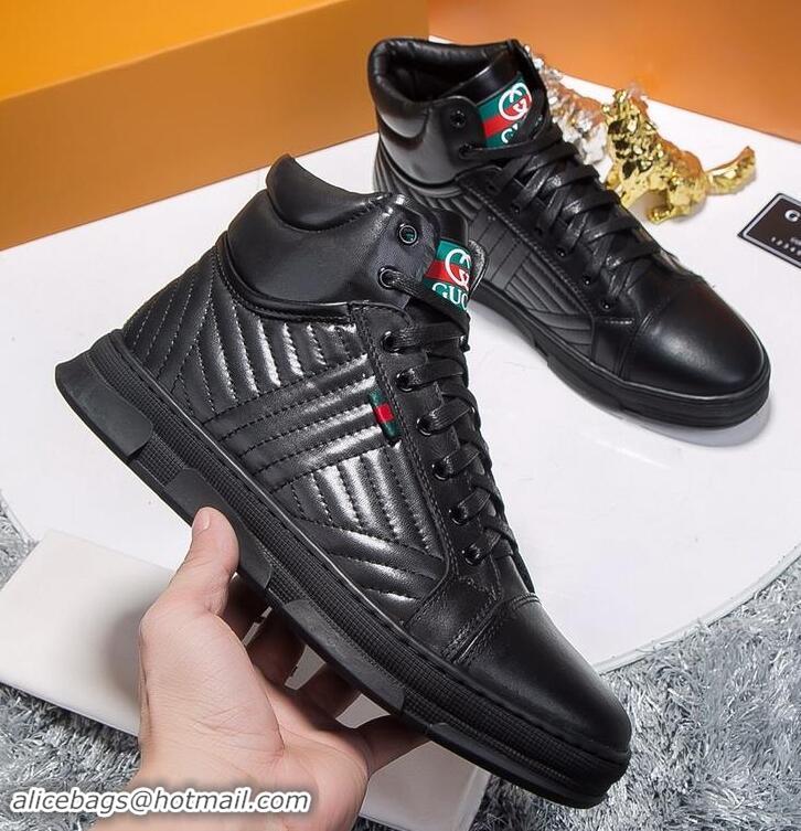 Promotional Gucci Shoes Men High-Top Sneakers GGsh180