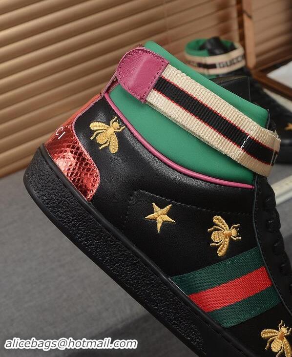 Best Luxury Gucci Shoes Men High-Top Sneakers GGsh179