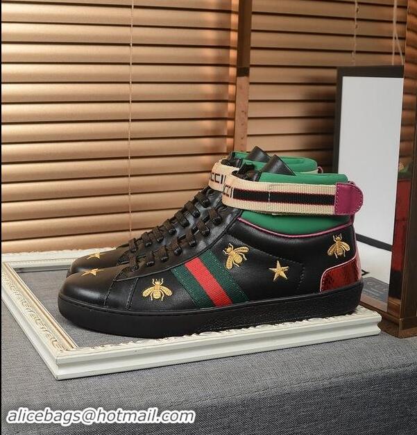 Best Luxury Gucci Shoes Men High-Top Sneakers GGsh179