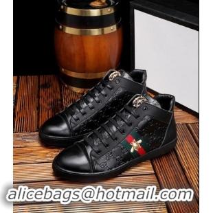 Shoulder Carry Gucci Shoes Men High-Top Sneakers GGsh160