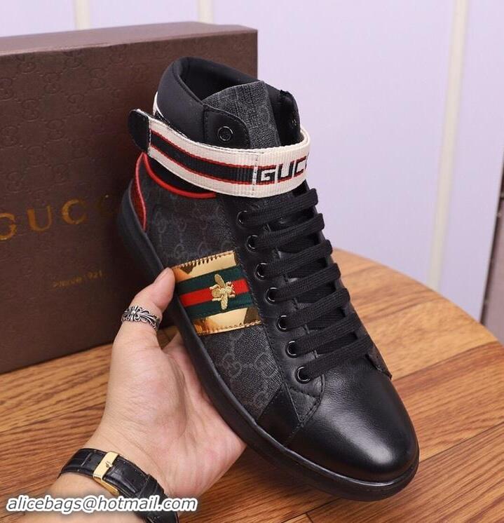 Elegant Gucci Shoes Men High-Top Sneakers GGsh157