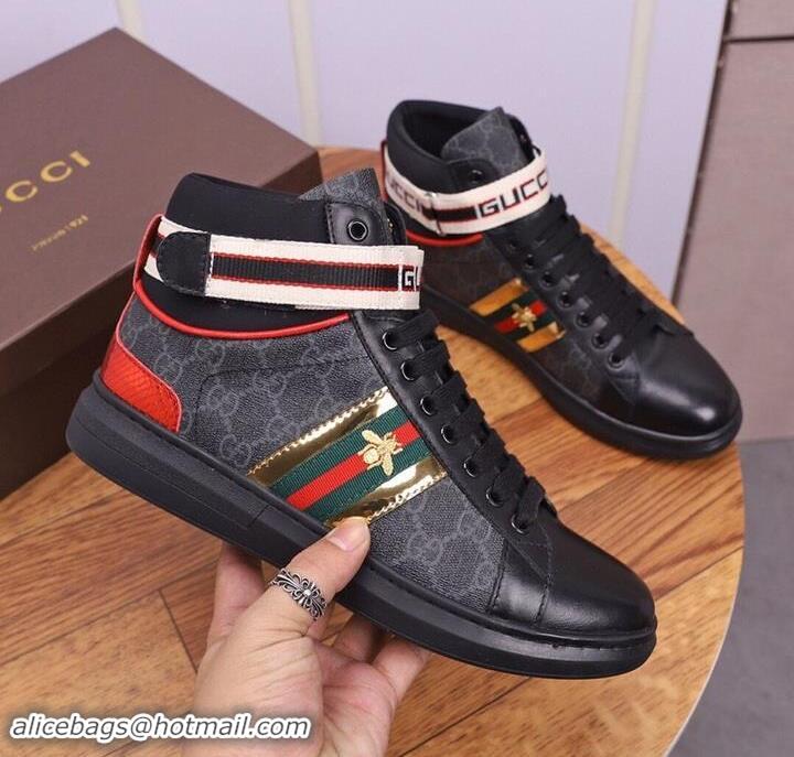 Elegant Gucci Shoes Men High-Top Sneakers GGsh157