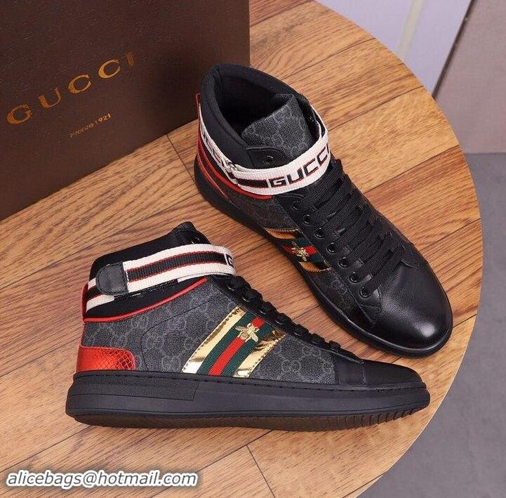 Elegant Gucci Shoes Men High-Top Sneakers GGsh157