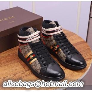 Classic Gucci Shoes Men High-Top Sneakers GGsh155