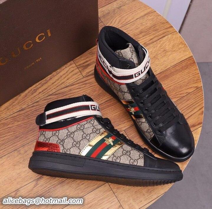 Classic Gucci Shoes Men High-Top Sneakers GGsh155