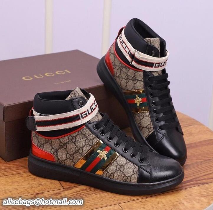 Classic Gucci Shoes Men High-Top Sneakers GGsh155