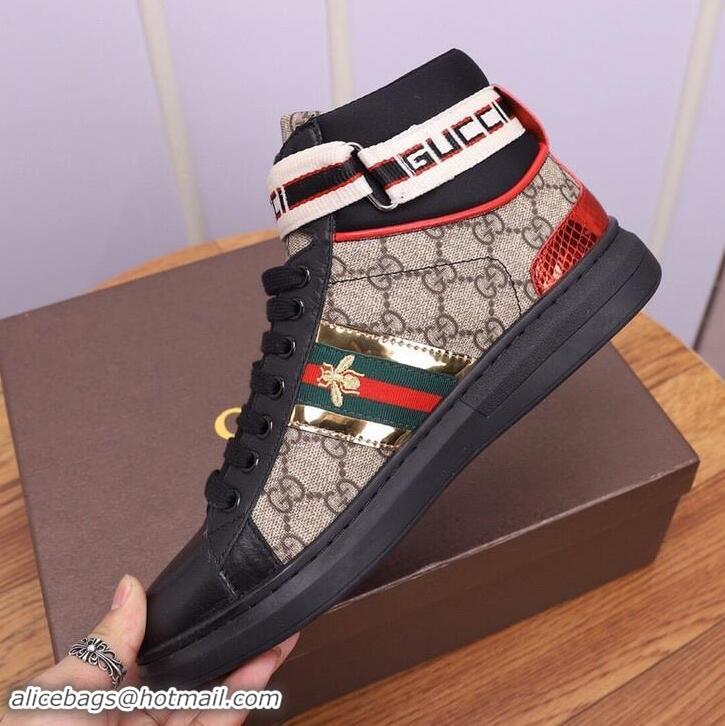 Classic Gucci Shoes Men High-Top Sneakers GGsh155