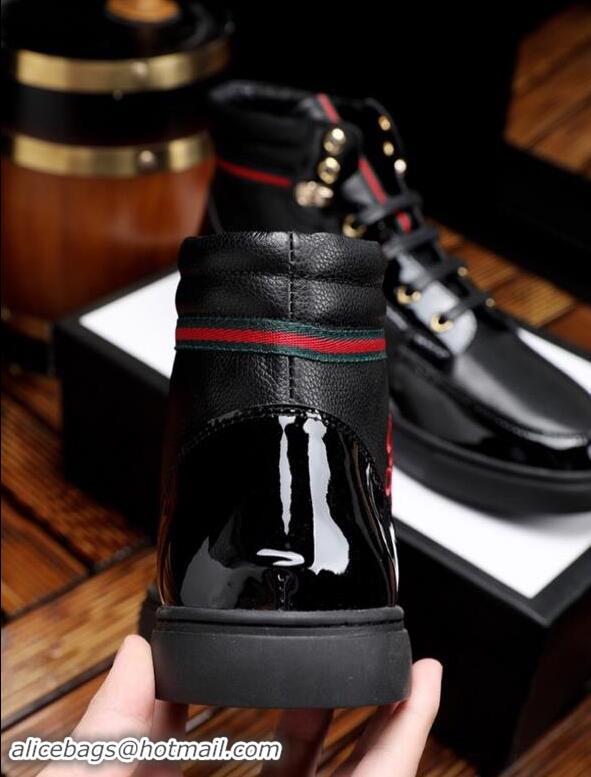 Pretty Style Gucci Shoes Men High-Top Sneakers GGsh146