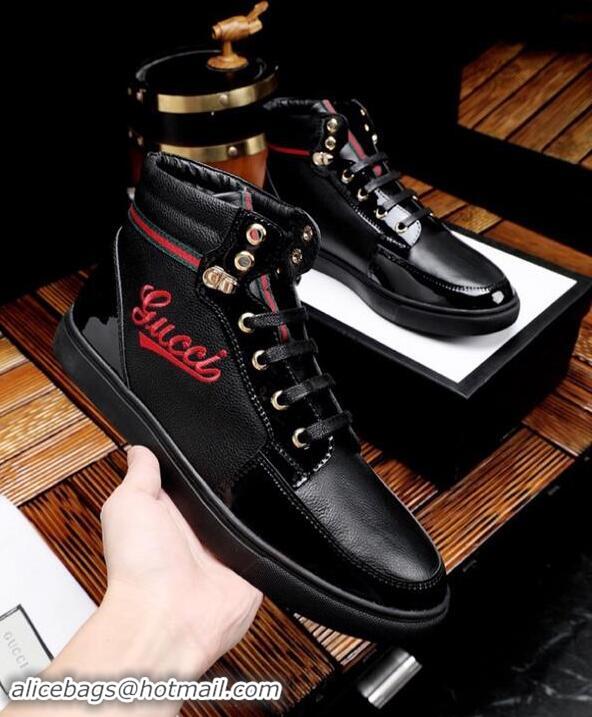 Pretty Style Gucci Shoes Men High-Top Sneakers GGsh146