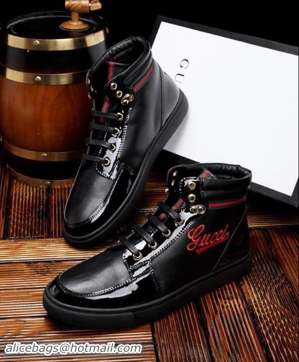 Pretty Style Gucci Shoes Men High-Top Sneakers GGsh146