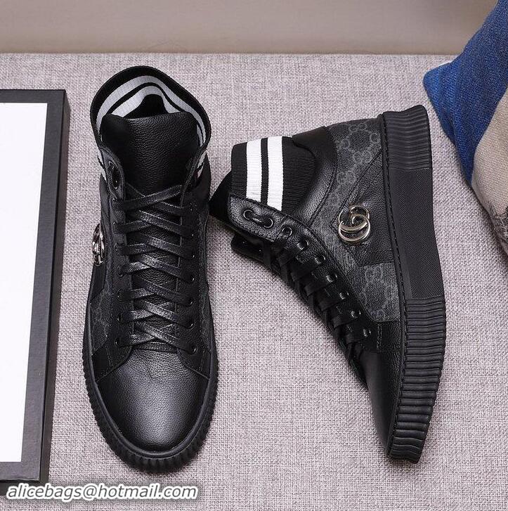 Stylish Gucci Shoes Men High-Top Sneakers GGsh140