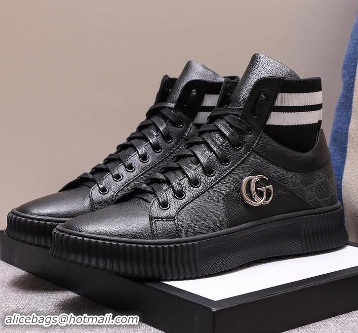 Stylish Gucci Shoes Men High-Top Sneakers GGsh140