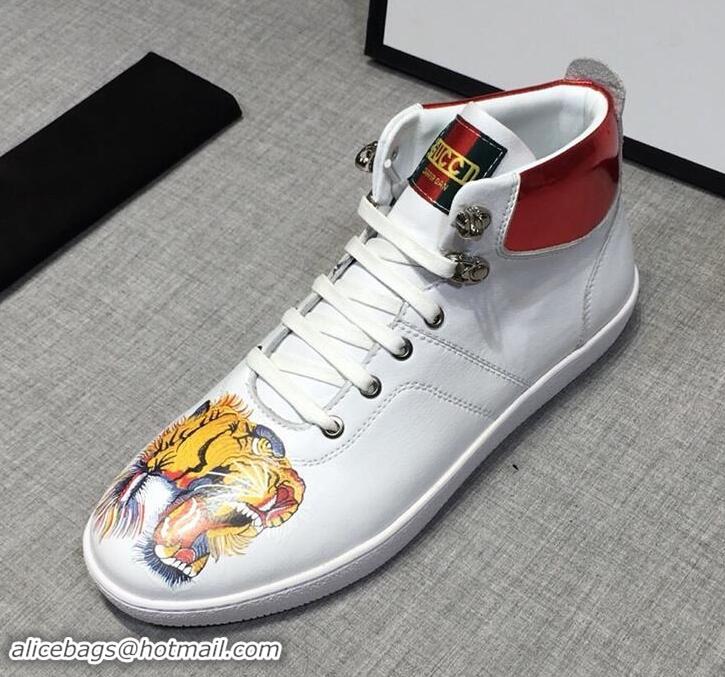 Classic Hot Gucci Shoes Men High-Top Sneakers GGsh138