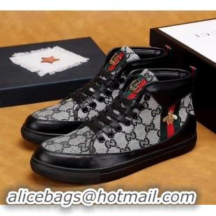 Sophisticated Gucci Shoes Men High-Top Sneakers GGsh128