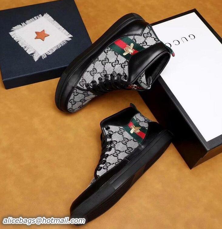 Sophisticated Gucci Shoes Men High-Top Sneakers GGsh128