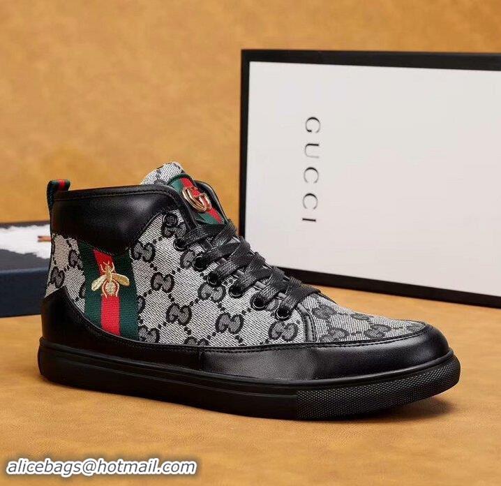 Sophisticated Gucci Shoes Men High-Top Sneakers GGsh128