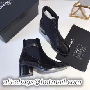 Luxury Chanel Shoes CH2536JYX-4 Black