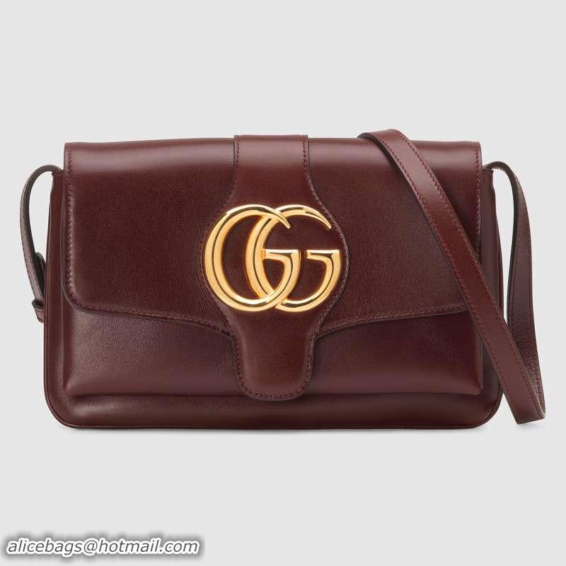 New Fashion Gucci Arli Small Shoulder Bag 550129 Burgundy